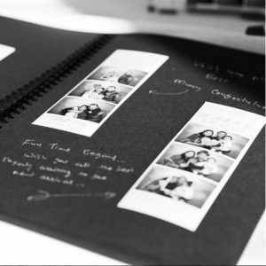 Photo booth guestbook