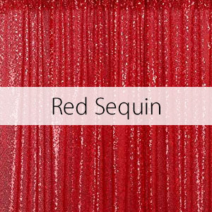 Red Sequin Photo Booth Backdrop